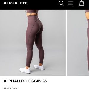 Alphalux leggings- sparrow size small